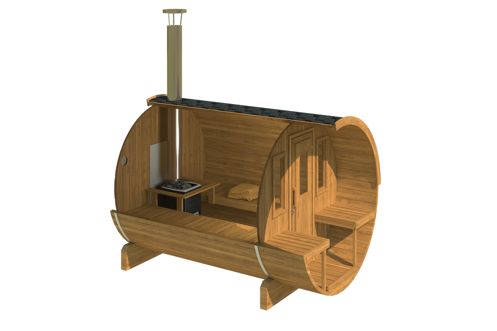 Barrel Sauna 235