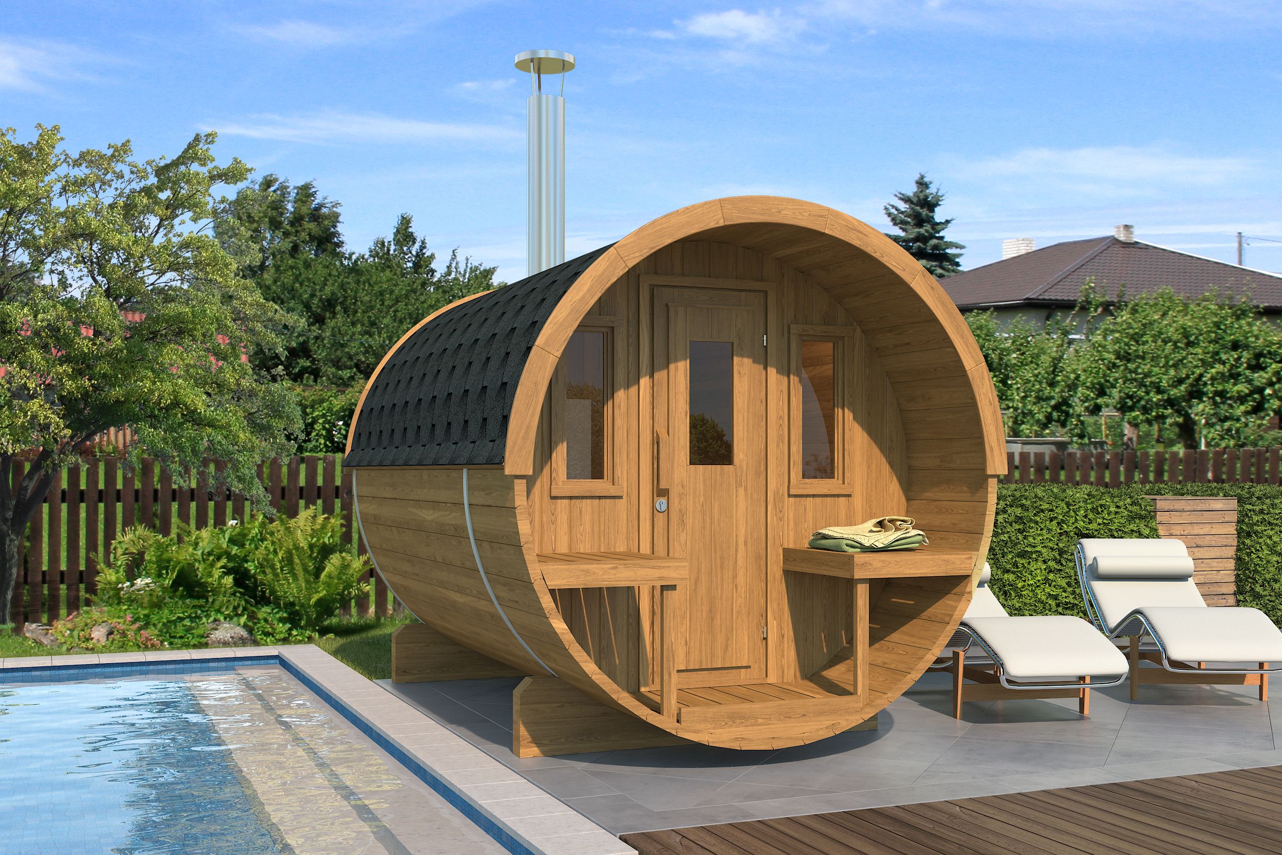 Barrel Sauna 280