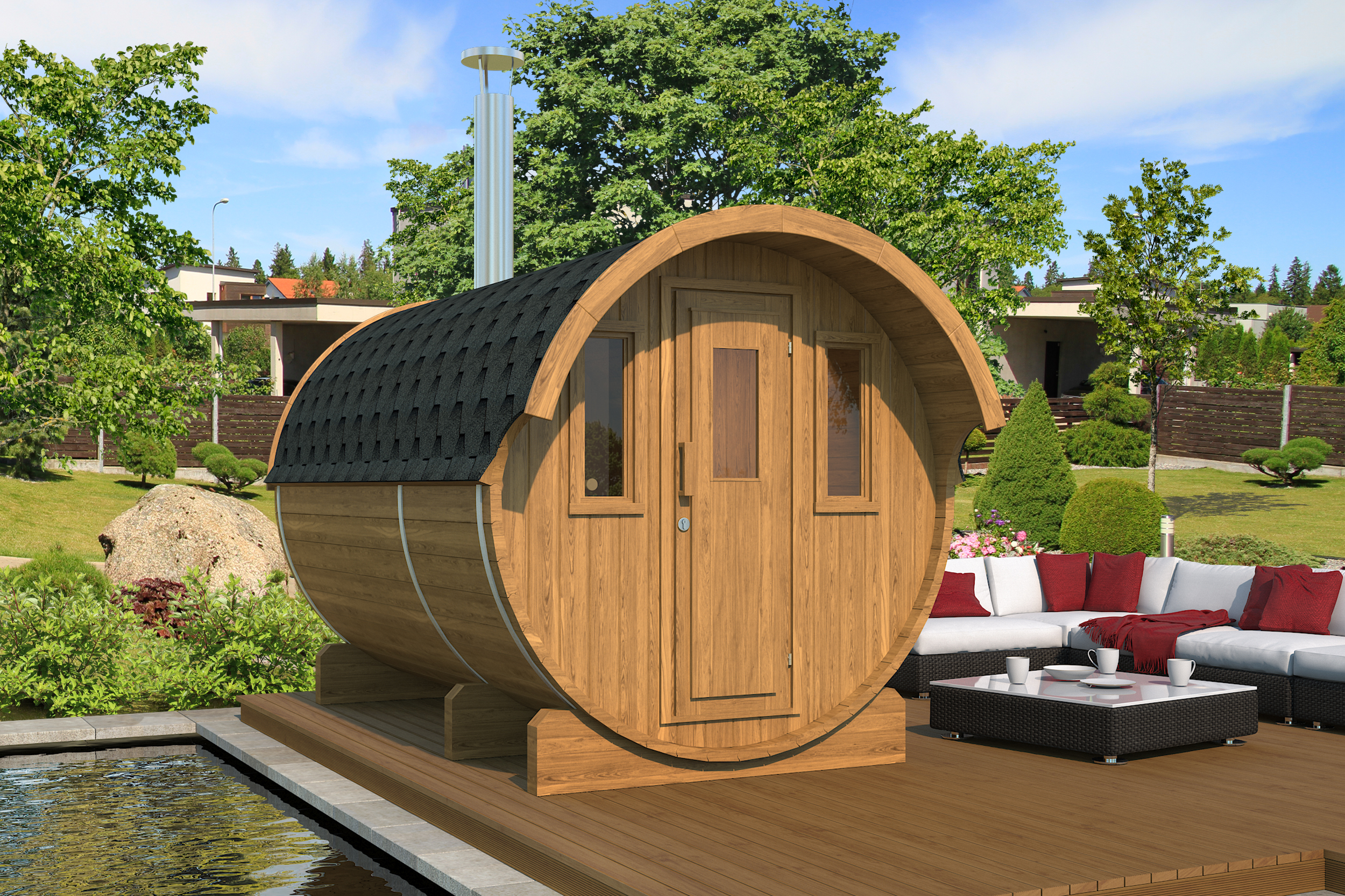Barrel Sauna 330