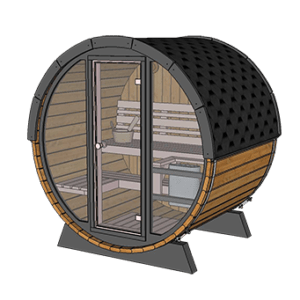 Terrace Sauna 160 (full-moon glass)
