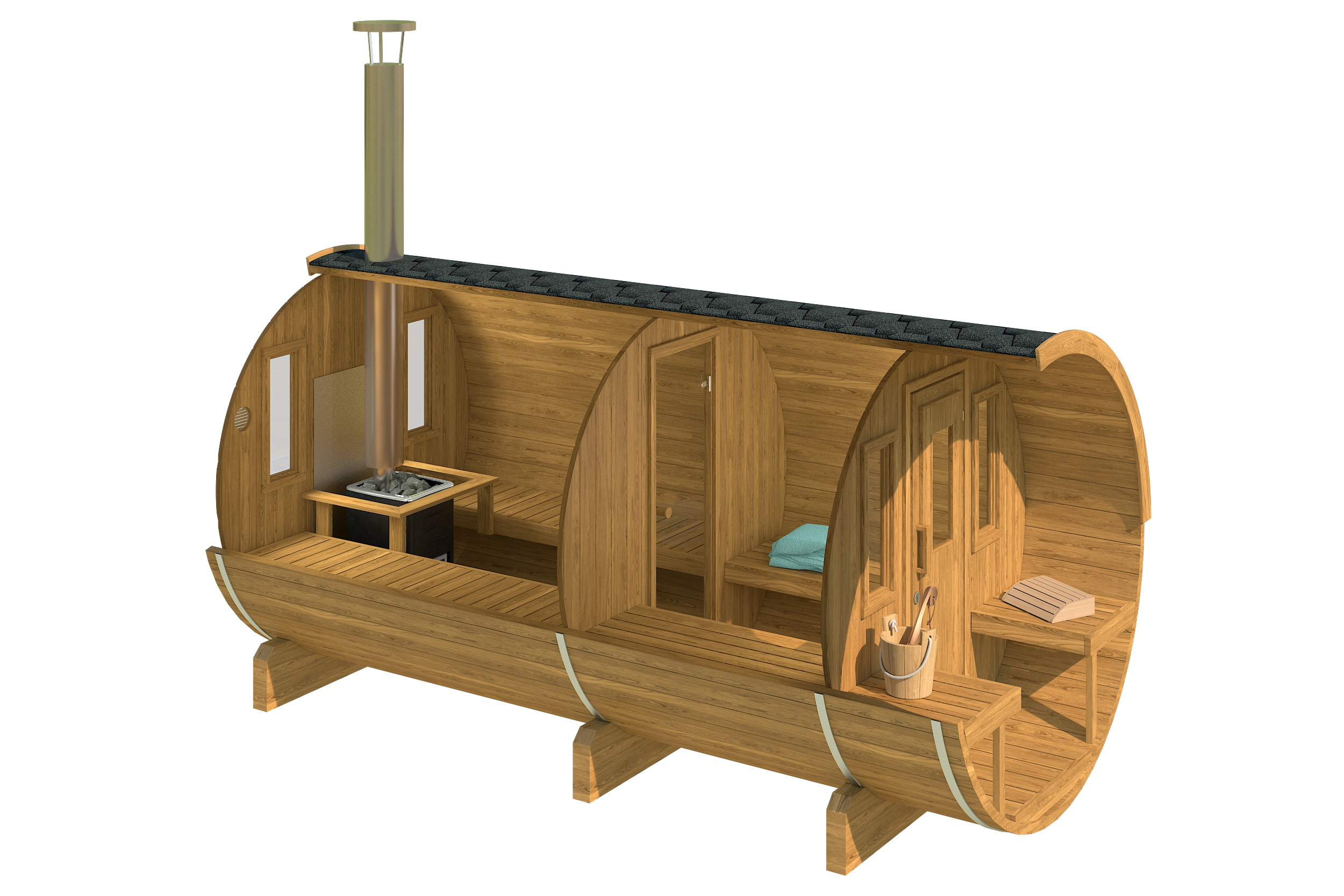 Barrel Sauna 400