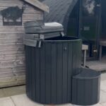 Cold Tub 100 fiberglass ice bath with insulated lid and step