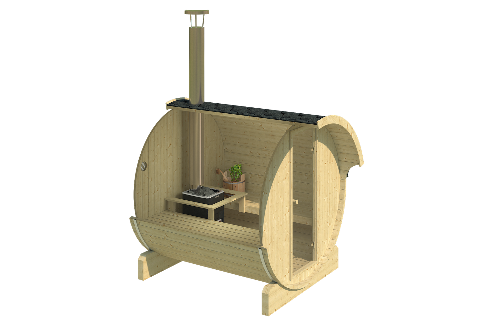 Barrel Sauna 220