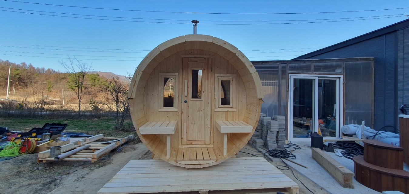 Barrel Sauna 235
